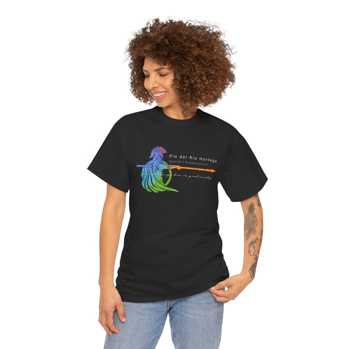 Honor the legacy of Pío del Río Hortega with this Spartan Pride t-shirt by Walt & Pete®. Celebrate queer science, resilience, and history in style.