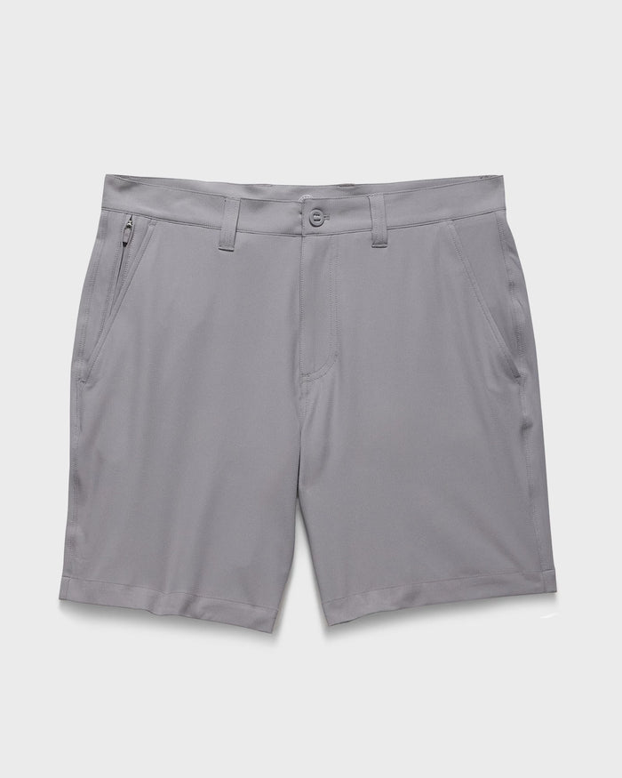 Light Grey $|& Flag & Anthem Pivot Performance Short - 8 Inch - Hanger Back