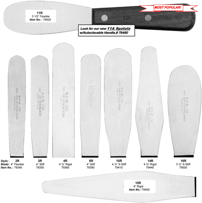 Plaster Spatula (Rosewood Handle) No.4R