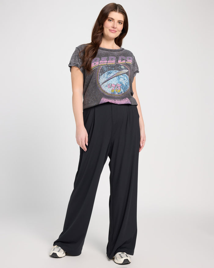 Black $|& Recycled Karma Bad Company Graphic Tee - UGC On Fig