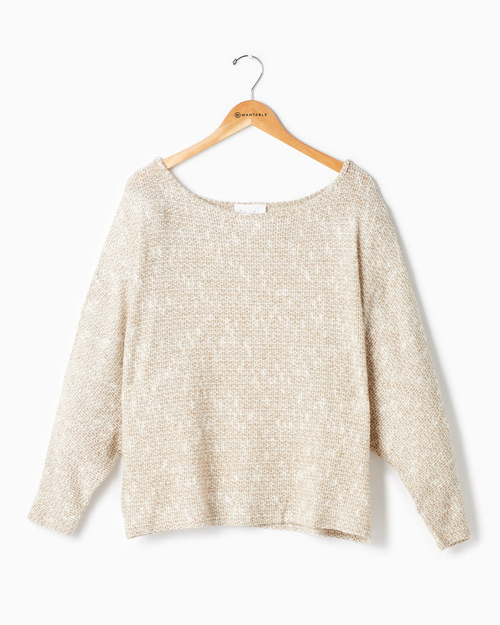 Oatmeal $|& Sadie & Sage Billie Dolman Top - Hanger Detail