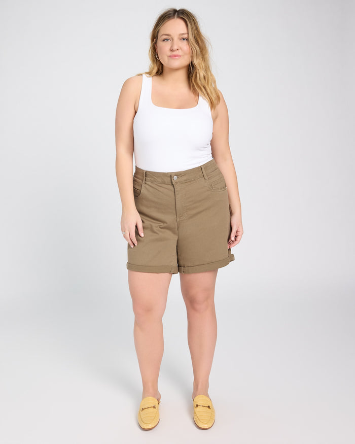 Coriander $|& SEAS Carrie Rolled Short - UGC On Fig