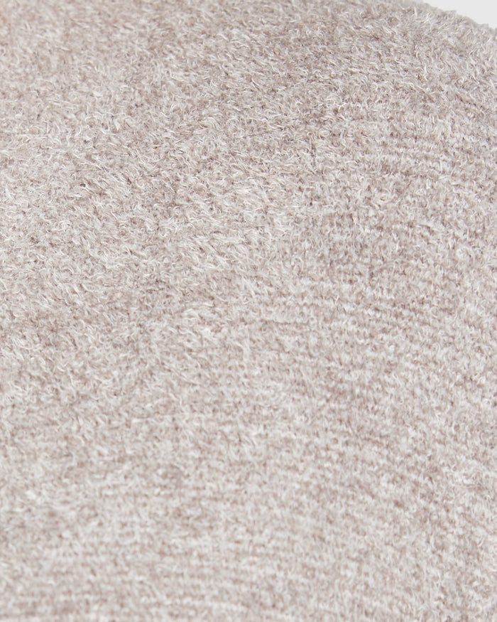Heather Pewter $|& Search For Sanity Cozy Cardigan - SOF Detail