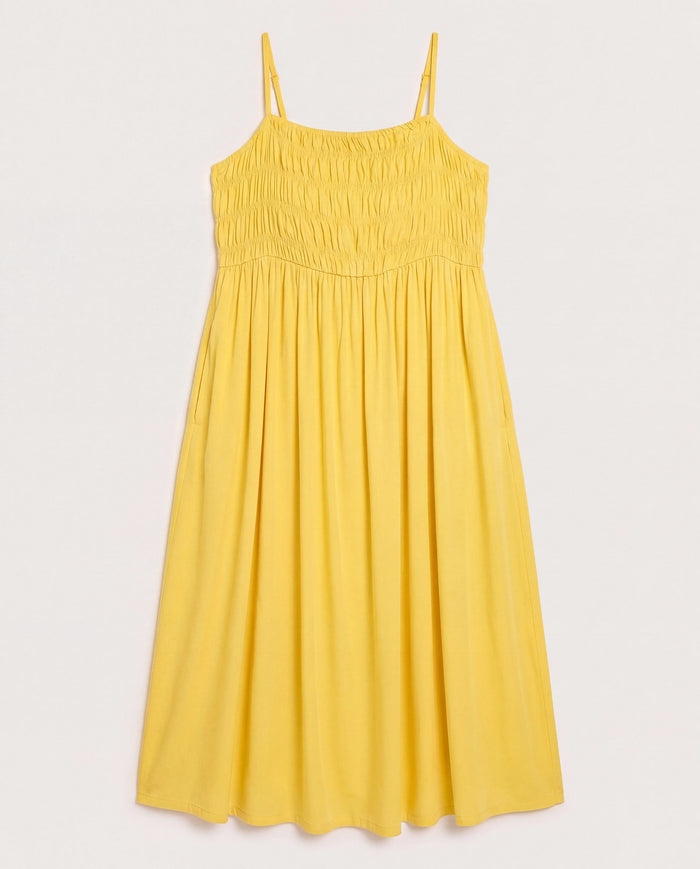 Pineapple $|& SEAS Regal Smocked Dress - Hanger Detail