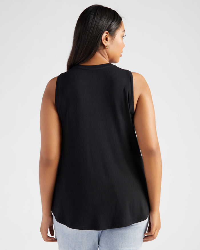 Black $|& Thread & Supply Sinclair Tank - SOF Back