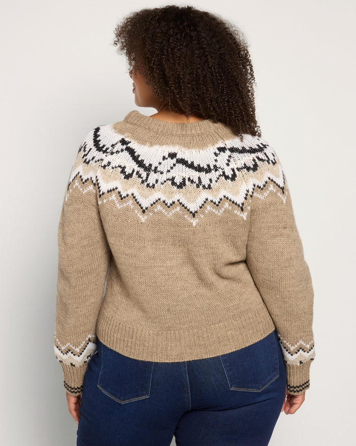 Creme $|& Weekend LA Vega Sweater - SOF Back