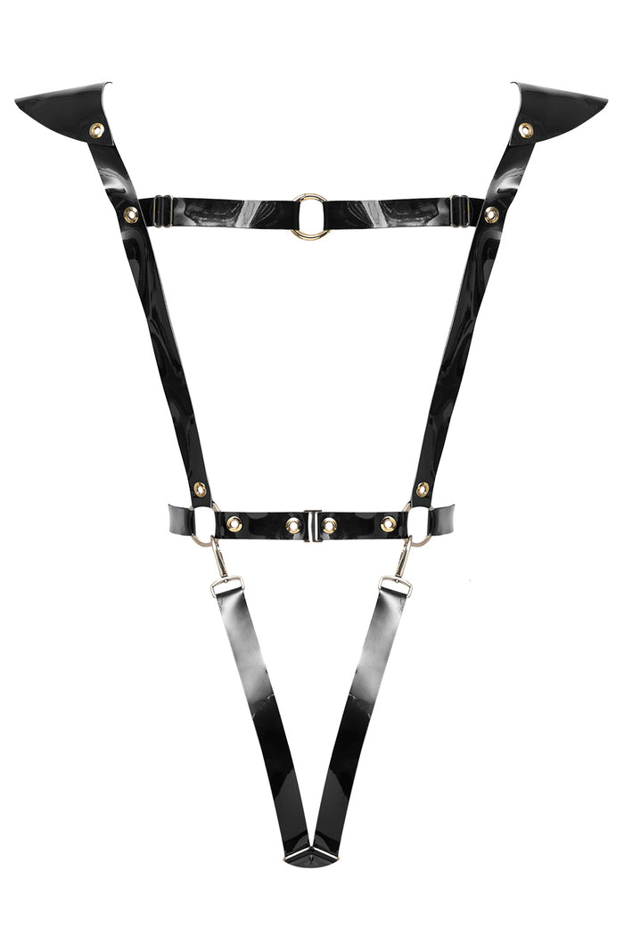 Police Black bodysuit Transformer by Secret Room