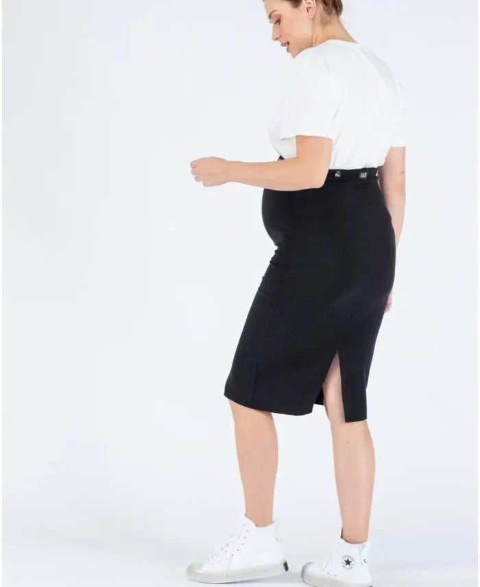 Pregnancy pencil skirt Alicia black