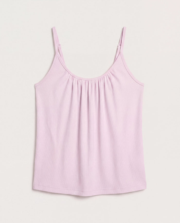 Peach Ice $|& SEAS Press Snooze Tank - Hanger Detail