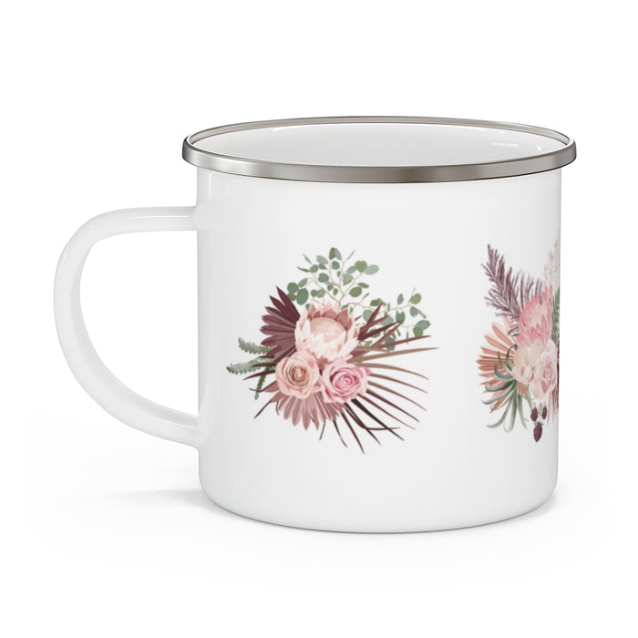 Pretty Proteas Enamel Mug