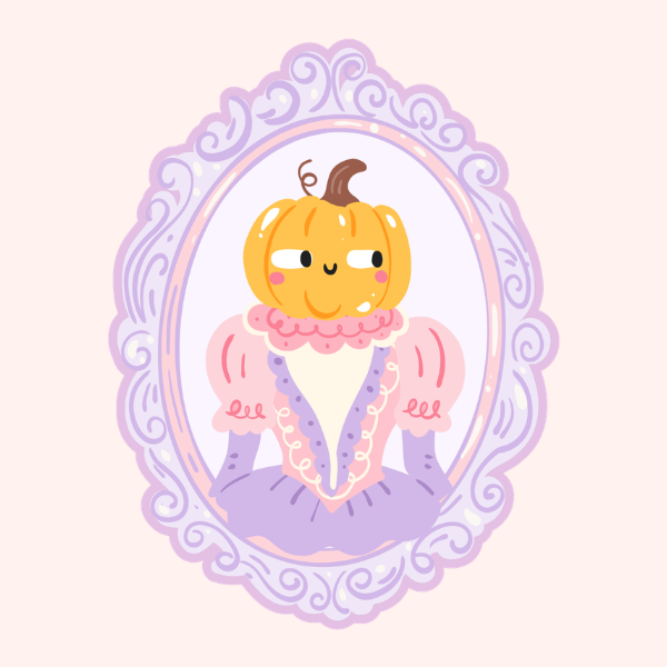 Pumpkin Portrait Printed Attachment