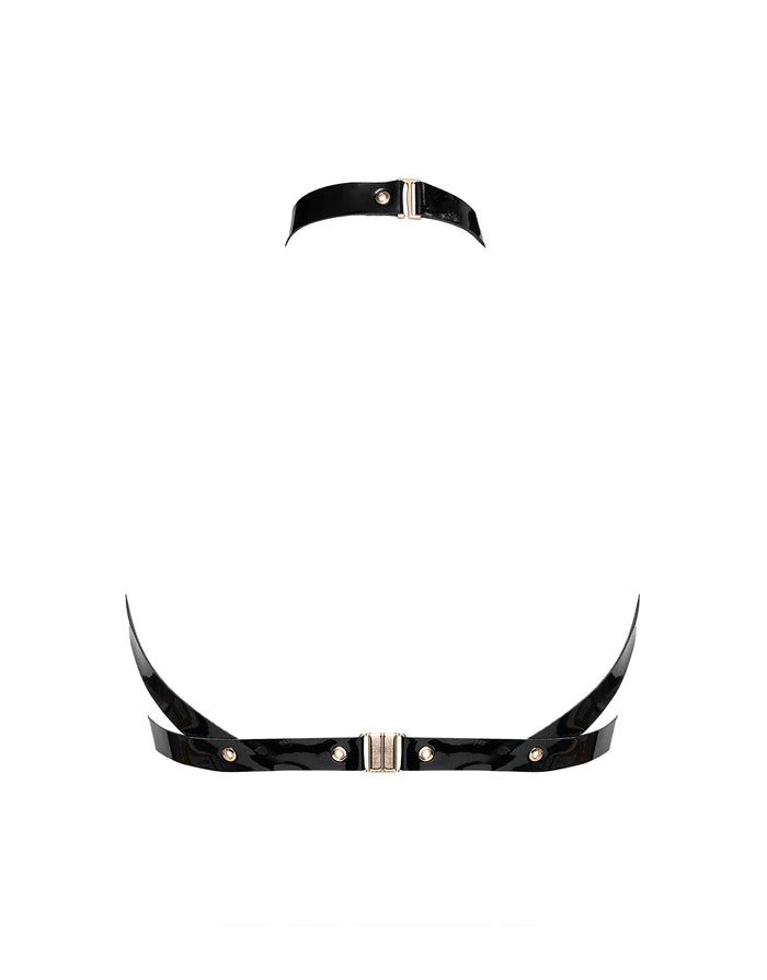 Punk Black halter bra by Secret Room