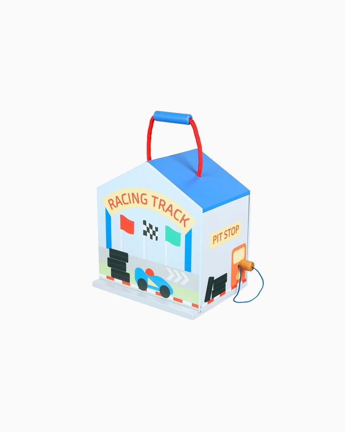 Orange Tree Toy Racing Track Play Set