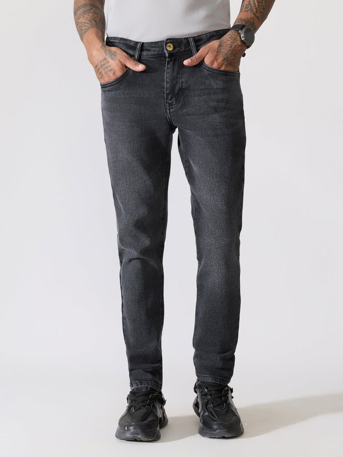 men's Black Shade Skinny Fit Jeans