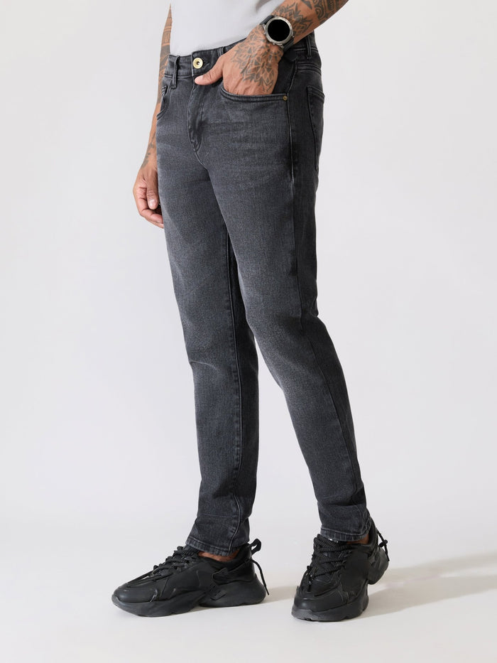 men's Black Shade Skinny Fit Jeans