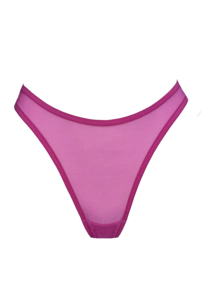 Ramonda amaranth high waister thongs - yesUndress