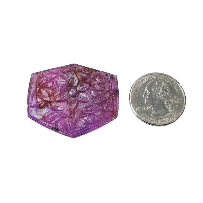 Hand Carved Sapphire