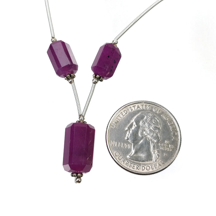 Sapphire Pencil Beads