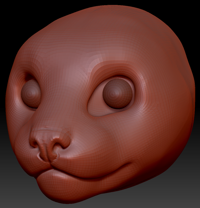 Realistic Bobcat/Lynx Head Base Variant 1