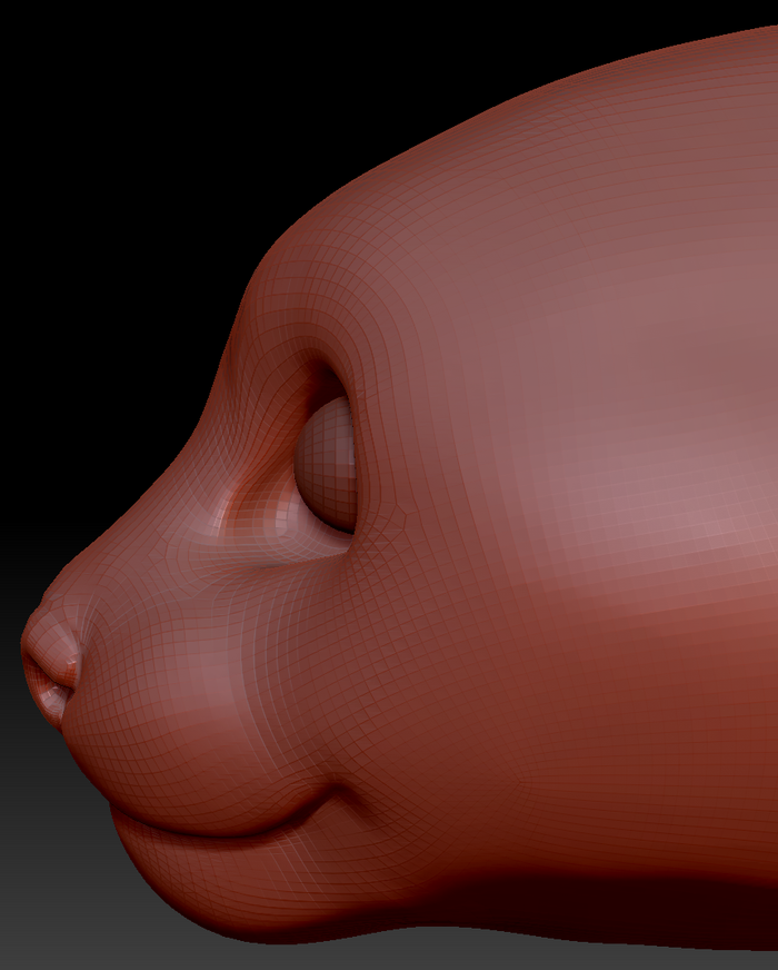 Realistic Bobcat/Lynx Head Base Variant 1
