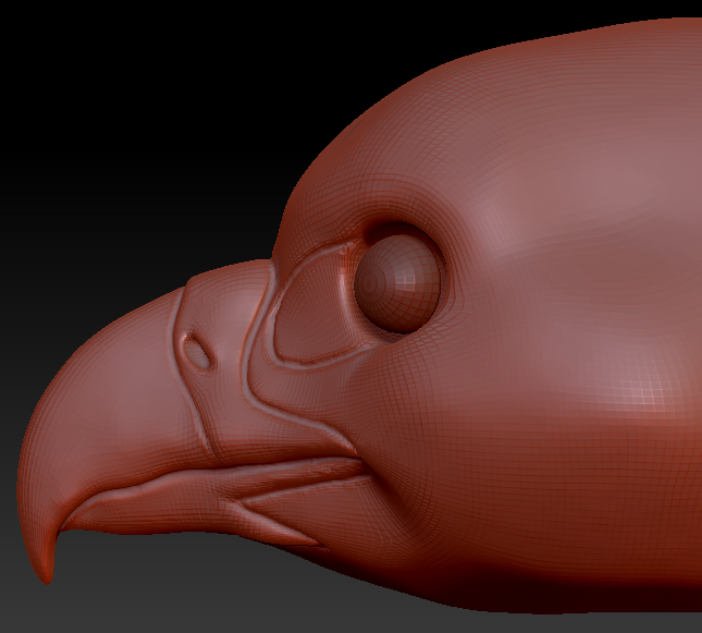 Realistic Gryphon/Eagle Head Base