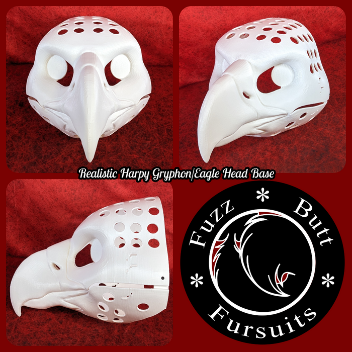 Realistic Harpy Gryphon/Eagle Head Base