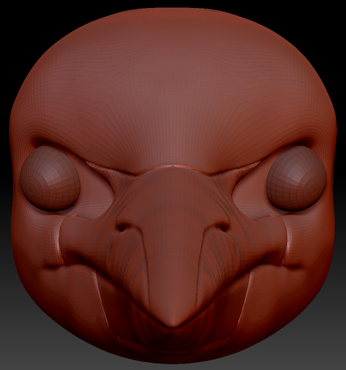 Realistic Heron Head Base