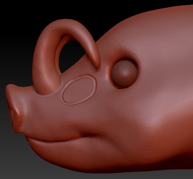 Realistic Pig Head Base Complex Variant 1