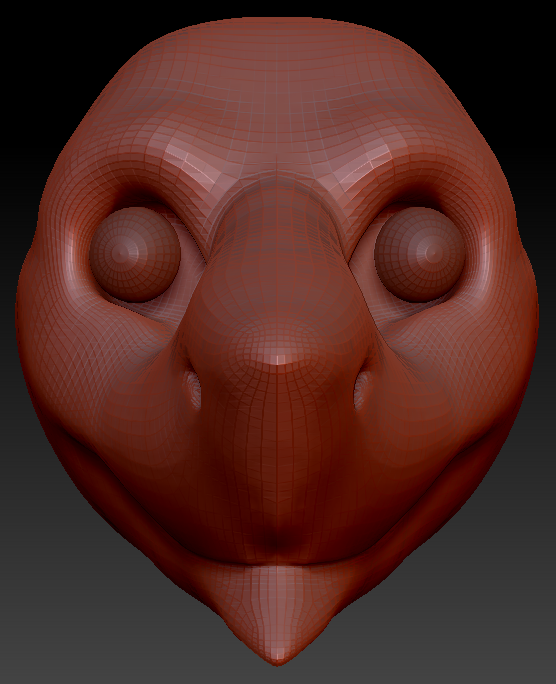 Realistic Western Sergal Head Base