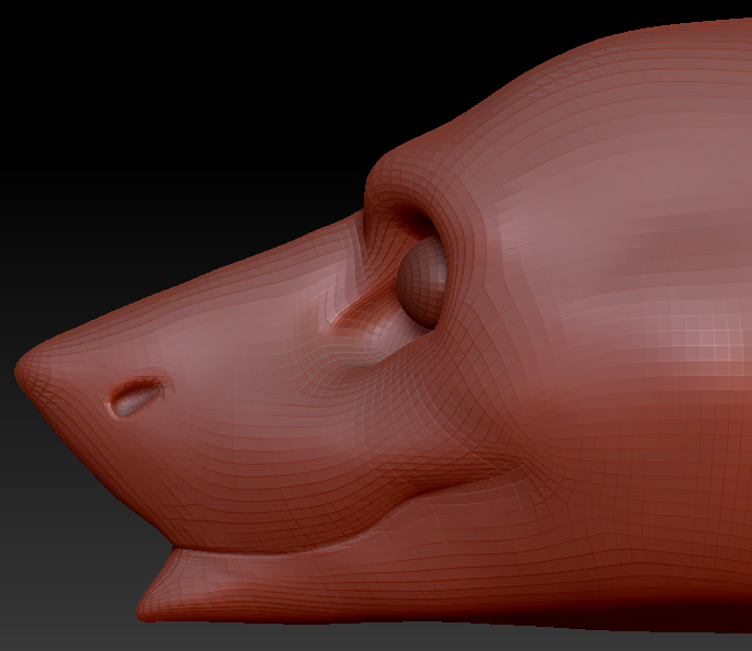 Realistic Western Sergal Head Base