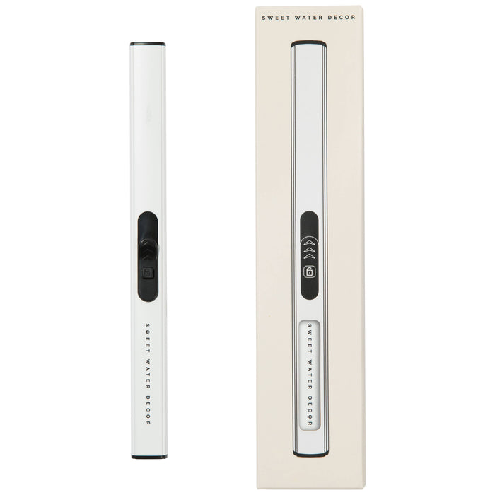 Rechargeable Electric Lighter: White