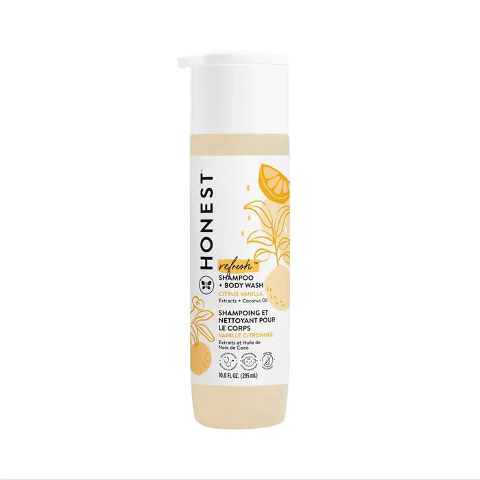 Refresh Shampoo + Body Wash- Citrus Vanilla