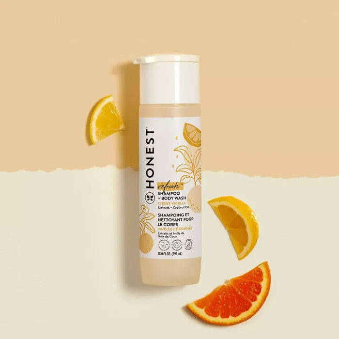 Refresh Shampoo + Body Wash- Citrus Vanilla
