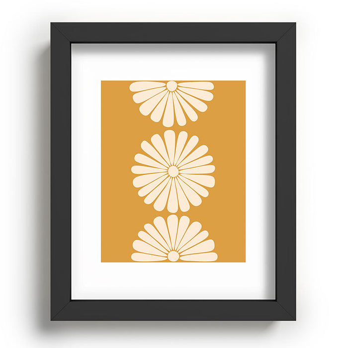 Retro Daisy XIX Recessed Framing Rectangle