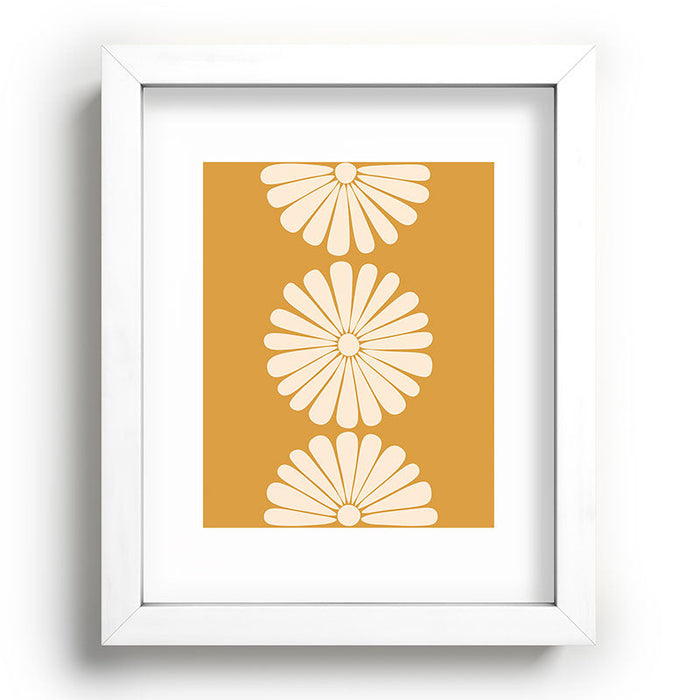 Retro Daisy XIX Recessed Framing Rectangle