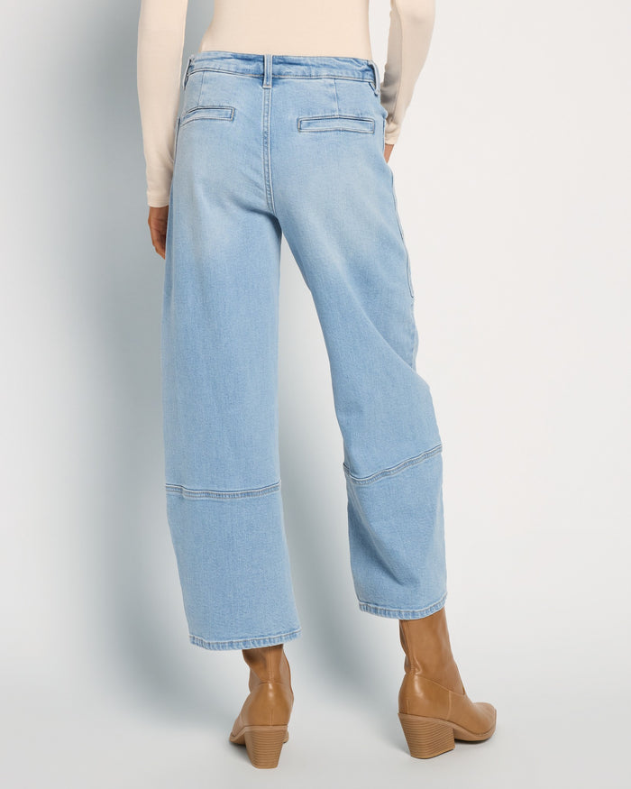 Lakeside $|& SEAS Ridge Barrel Leg Utility Jean - SOF Back