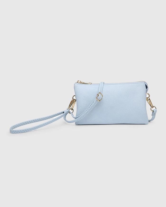 Baby Blue $|& Jen & Co. Riley Crossbody/Wristlet - VOF Detail