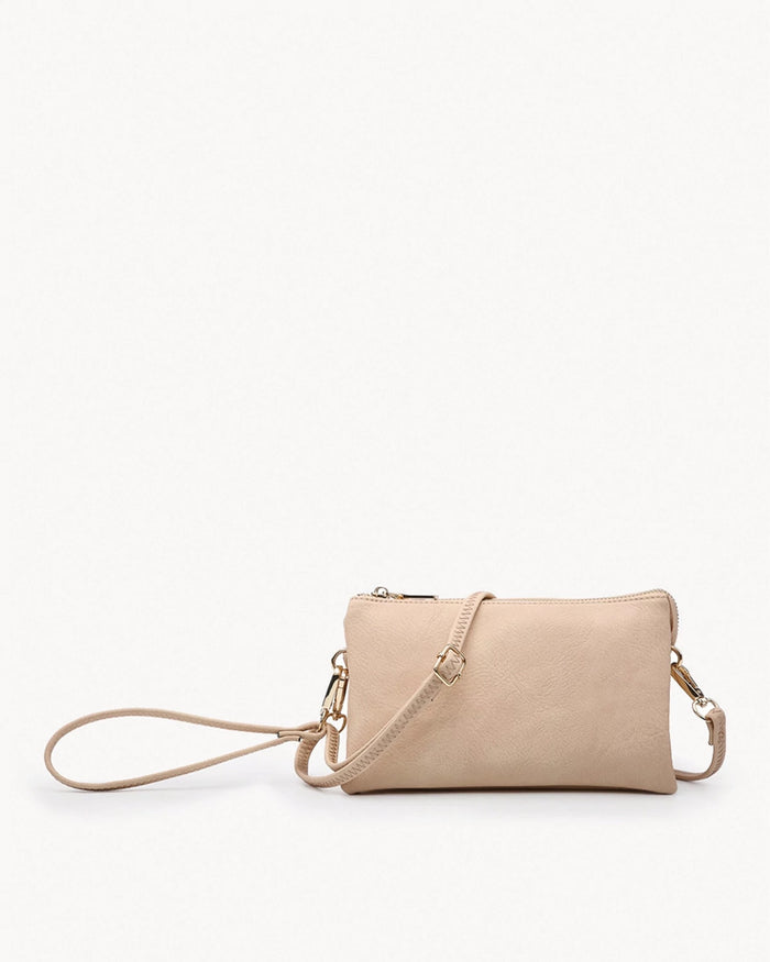 Light Peach $|& Jen & Co. Riley Crossbody/Wristlet - VOF Detail