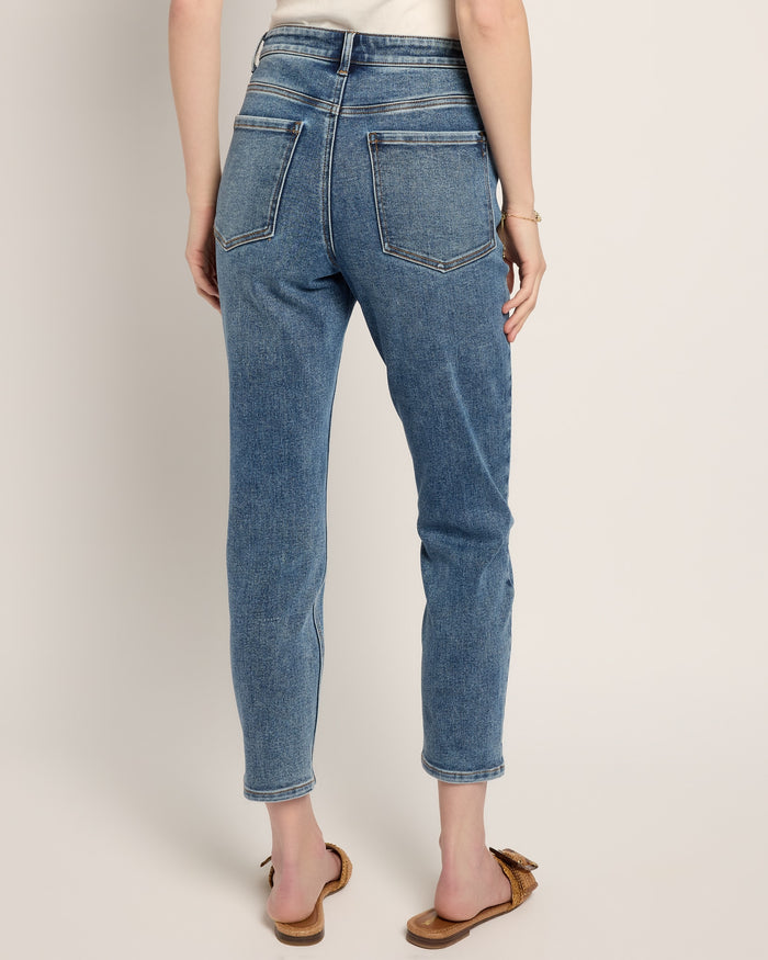 Storm $|& SEAS River Exposed Button Fly Skinny Jean - SOF Back