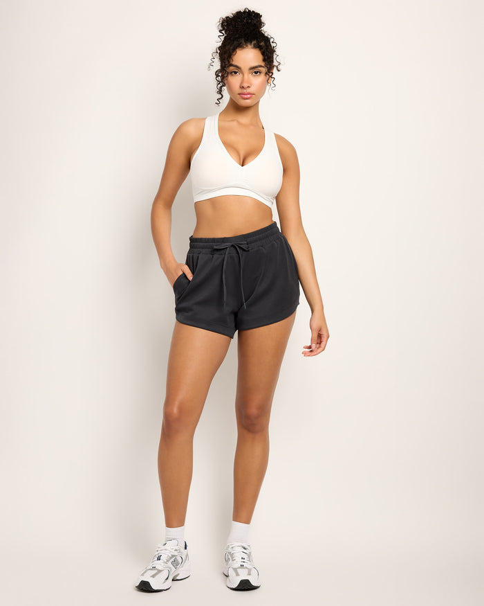 Black $|& Interval Double Knit Roam Short - UGC On Fig