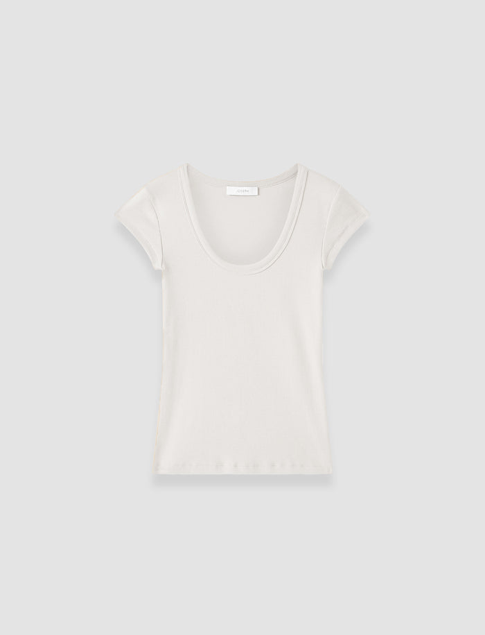 Saba Cotton Rib Top