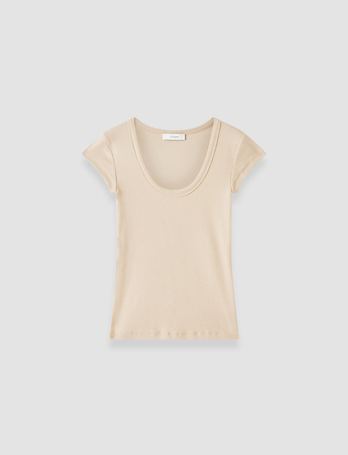 Saba Cotton Rib Top