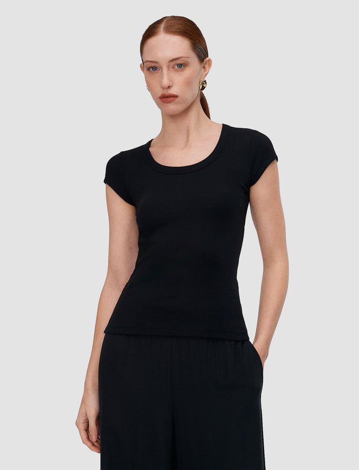 Saba Cotton Rib Top