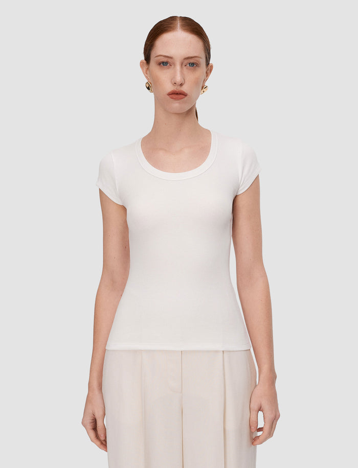 Saba Cotton Rib Top