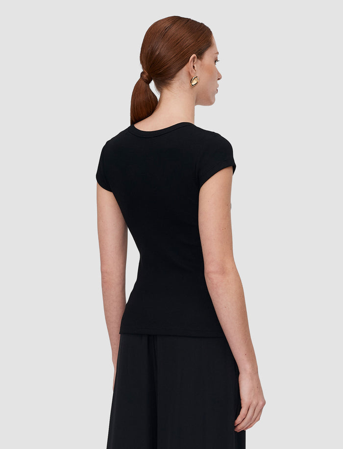 Saba Cotton Rib Top
