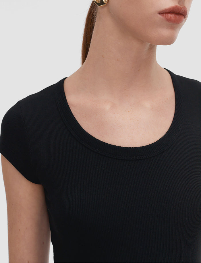 Saba Cotton Rib Top