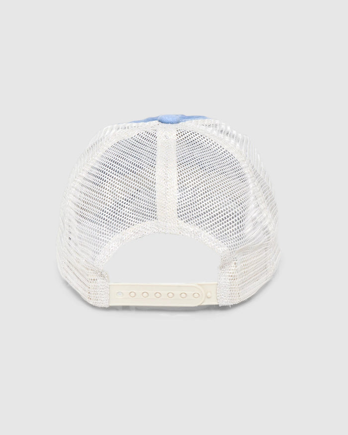 Denim Blue $|& David & Young Salty Mesh Back Baseball Cap - Hanger Side