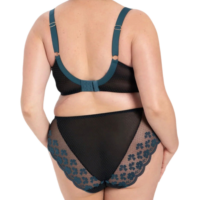 Samanta Lingerie Scarlett Midi Brief Azure