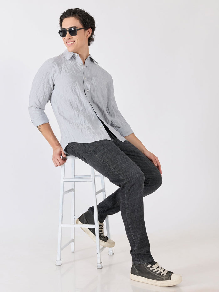 Men's Skinny Fit Jeans - Black Shade
