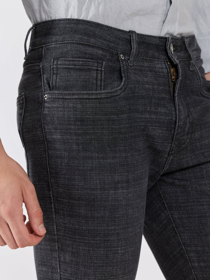 Men's Skinny Fit Jeans - Black Shade